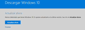 Javier Mendiburu | Imagen web Microsoft para actualizar Windows 10