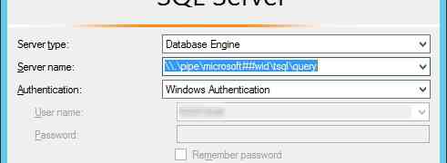 Acceder a la base de datos de Windows Server Update Services (WSUS)